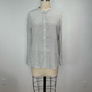 Equipment Black and White Blouse